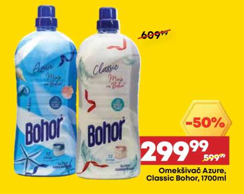 Omekšivač Azure, Classic Bohor, 1700ml