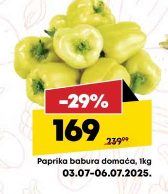 Paprika babura domaća 1kg