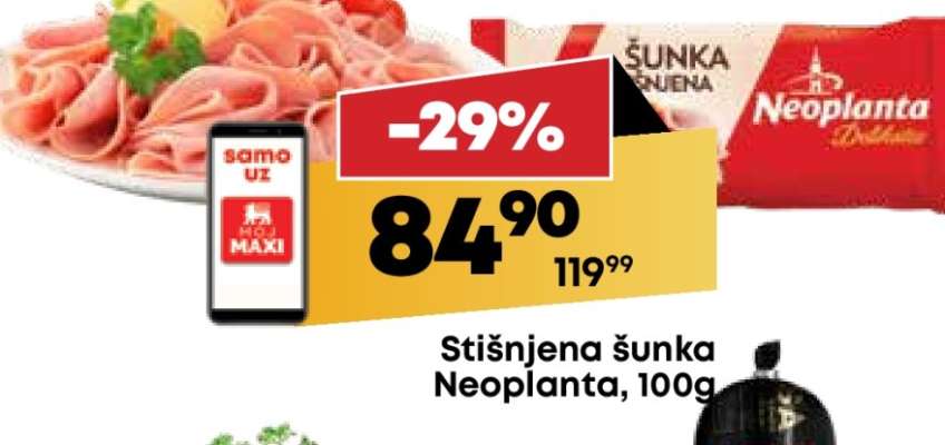 STIŠNJENA ŠUNKA Neoplanta 100g