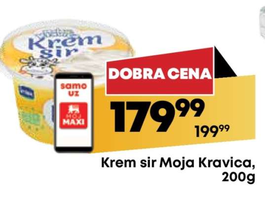 Krem sir Moja kravica 200g