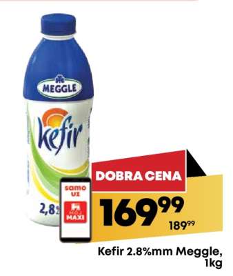 Kefir 2.8%mm Meggle 1kg