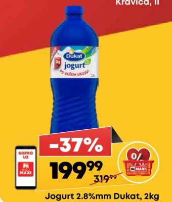 Jogurt 2,8% mm Dukat, 2kg