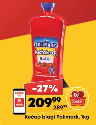 KEČAP blagi Polimark 1kg
