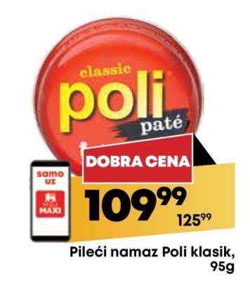 Pileći namaz Poli klasik 95g