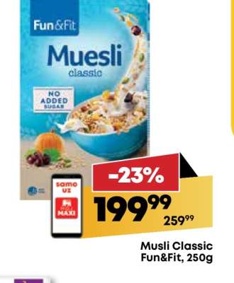 Musli Classic Fun Fit 250g