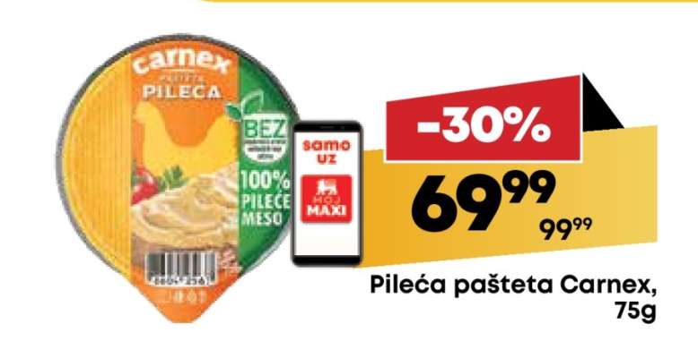 Pileća pašteta Carnex
