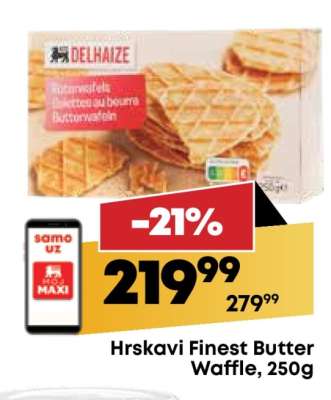 Hrskavi Finest Butter Waffle, 250g