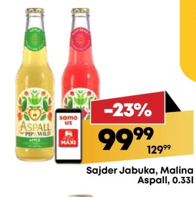 Sajder Jabuka, Malina Aspall