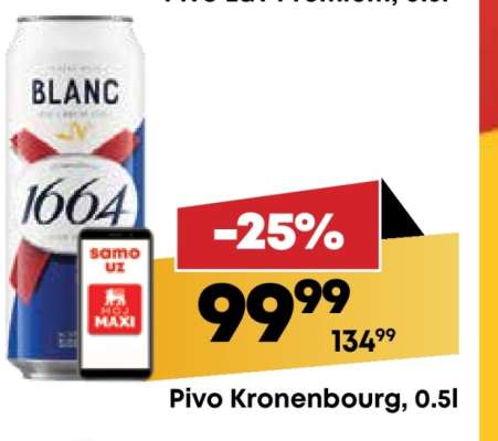 Pivo Kronenbourg 0,5l
