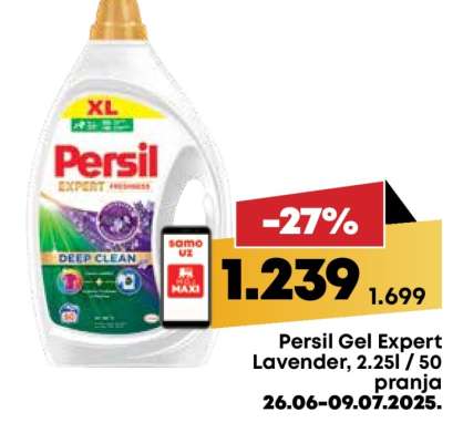 Persil Gel expert Lavender, 2,25l, 50 pranja