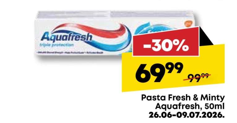 Pasta Fresh & Minty Aquafresh, 50ml