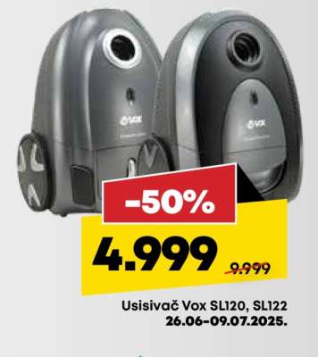 Usisivač Vox SL120, SL122