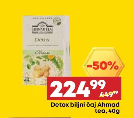 Detox biljni čaj Ahmad tea , 40g
