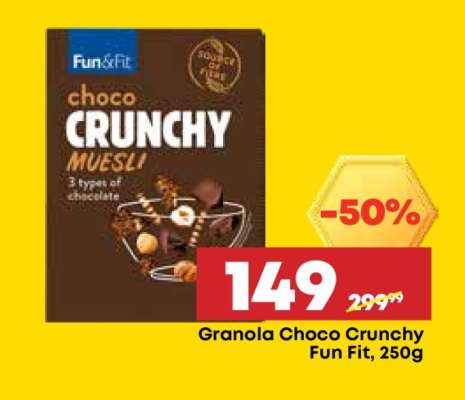 Granola Choco Crunchy Fun Fit, 250g