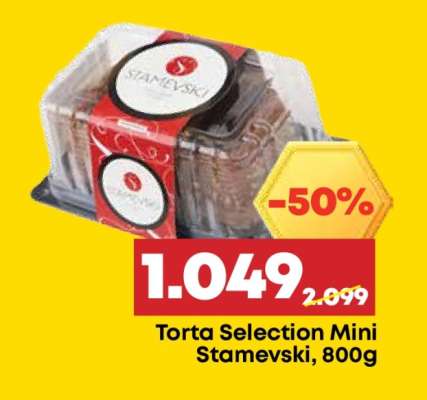 Torta Selection Mini Stamevski 800g