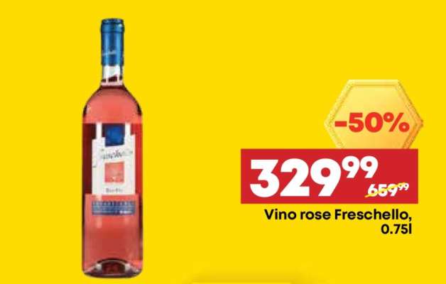 Vino rose Freschello, 0.75l