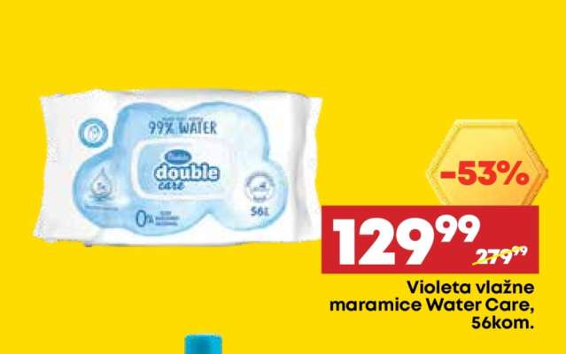 Violeta vlažne maramice Water Care 56kom