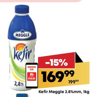 Kefir Meggle 2.8%mm, 1kg