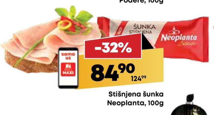 STIŠNJENA ŠUNKA Neoplanta 100g