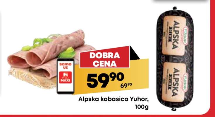 ALPSKA KOBASICA Yuhor 100g