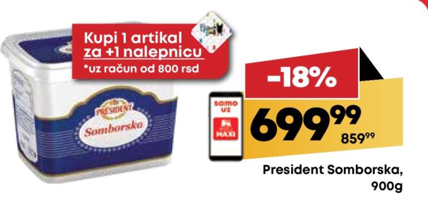 President Somborska 900g