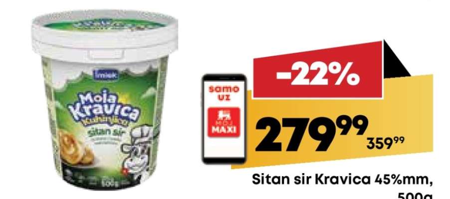 Sitan sir Kravica 45 mm 500g
