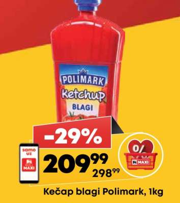 KEČAP blagi Polimark 1kg