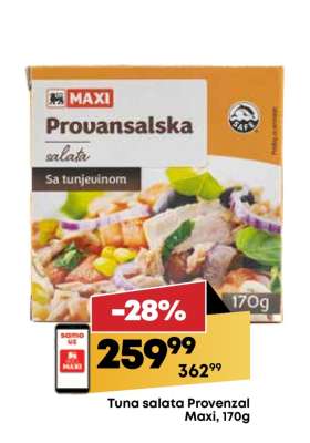 Tuna salata Provenzal Maxi, 170g