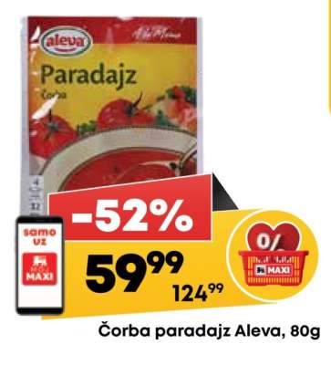 Čorba Paradajz Aleva , 80g