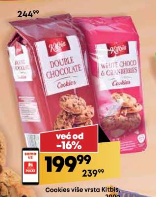 Cookies više vrsta Kitbis