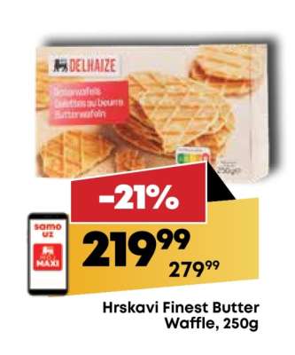 Hrskavi Finest Butter Waffle, 250g