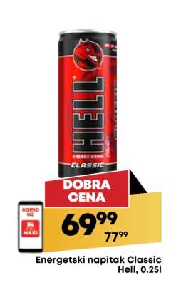 Energetski napitak Classic Hell, 0.25l