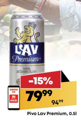 Pivo Lav Premium 0.5l