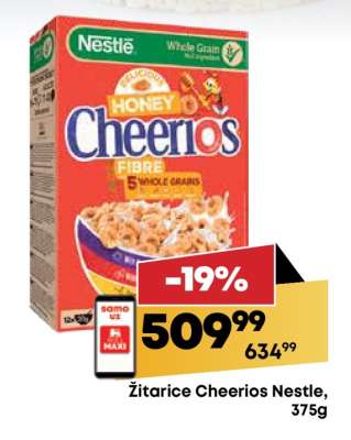 Žitarice Cheerios Nestle, 375g