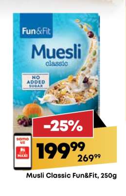 Musli Classic Fun Fit 250g