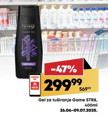 Gel za tuširanje Game STR8, 400ml
