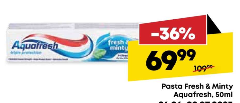 Pasta Fresh & Minty Aquafresh, 50ml