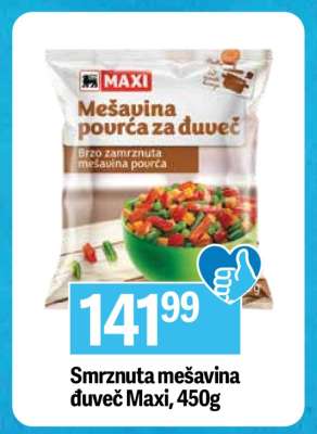Smrznuta mešavina đuveč Maxi 450g