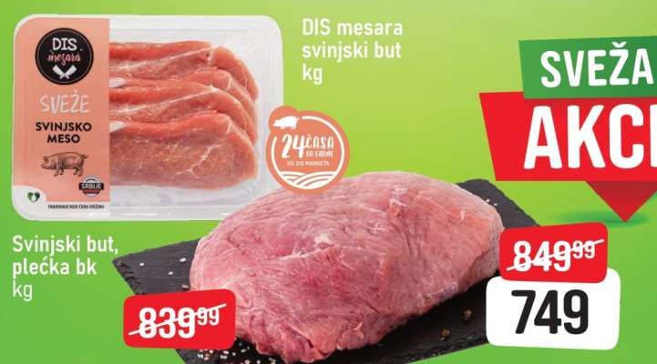 Svinjski but, plećka bk kg