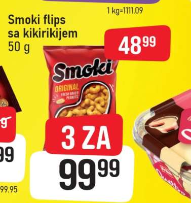 Smoki flips sa kikirikijem 50g