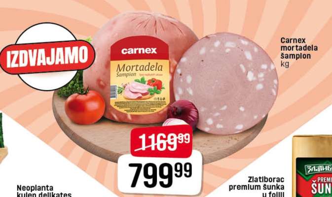 Carnex mortadela šampion