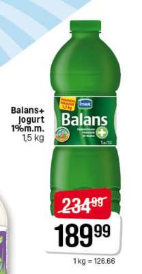 Balans+ jogurt 1% m.m.