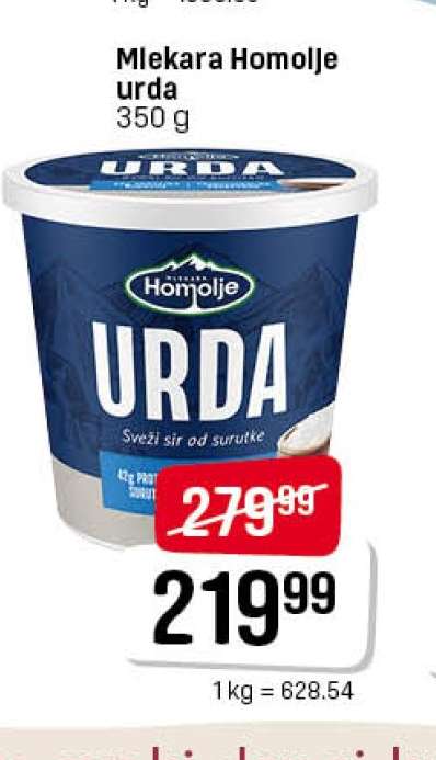 Mlekara Homolje urda