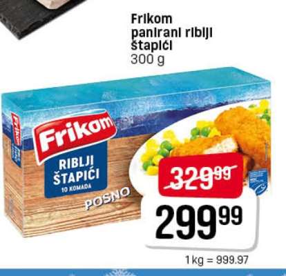 Frikom panirani riblji štapići