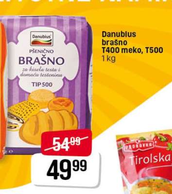 Danublus brašno T400 meko, T500