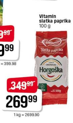 Vitamin Slatka paprika