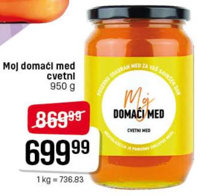 Moj domaći med cvetni