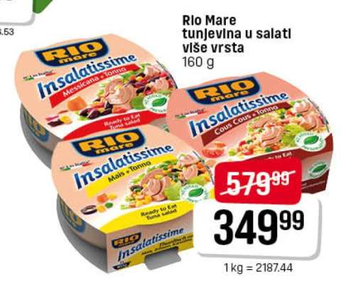 Rio Mare tunjevina u salati