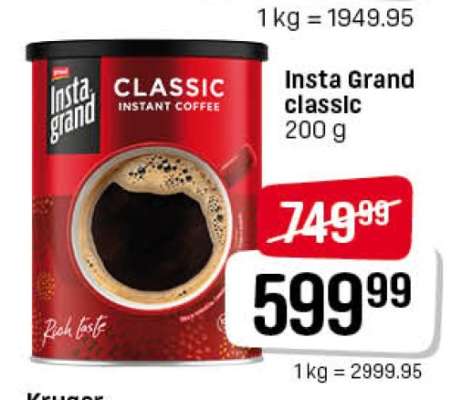 INSTA GRAND CLASSIC INSTANT COFFEE