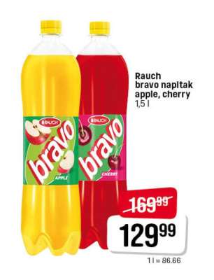 Rauch bravo napltak apple, cherry